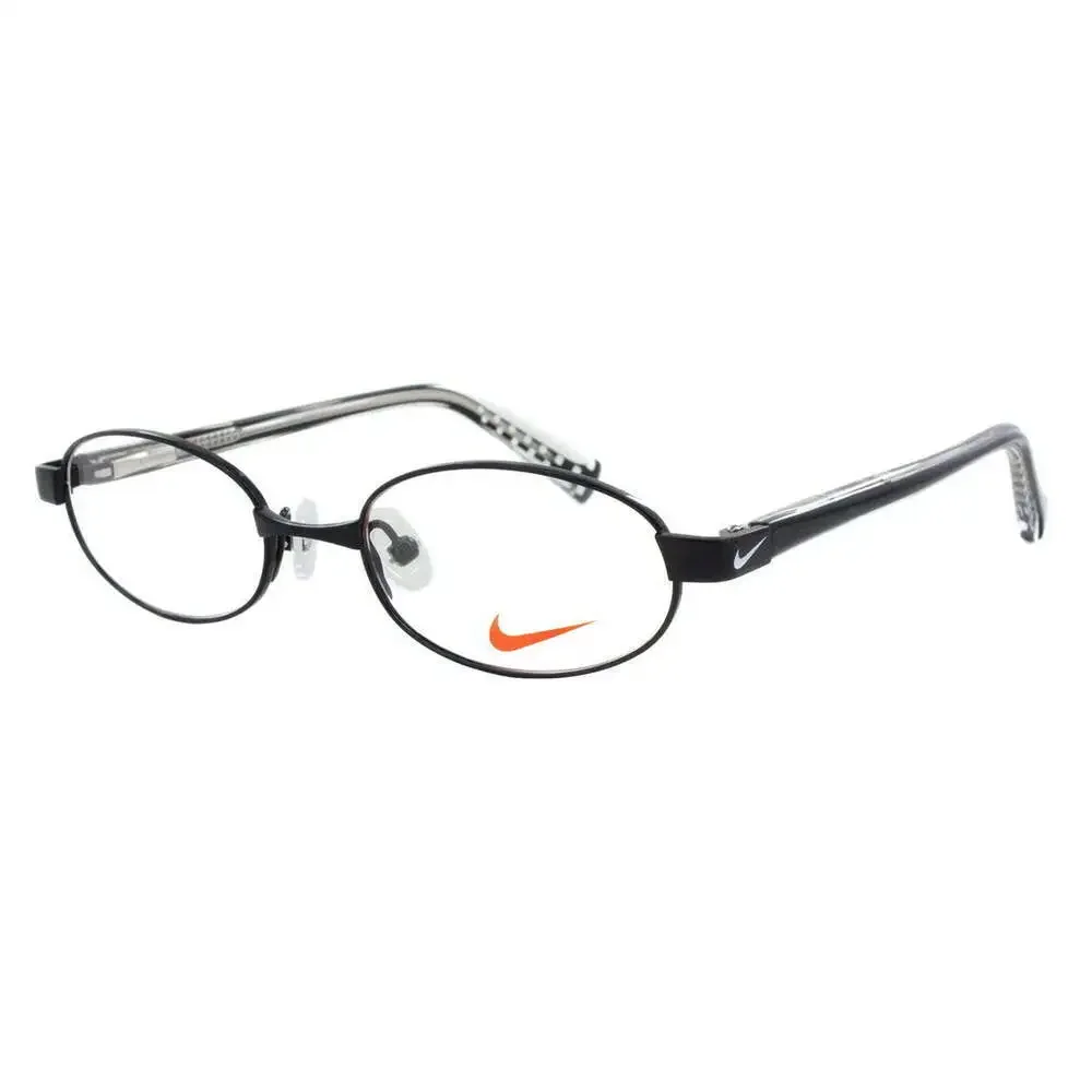 NWT Nike 5565 Black Oval 43mm Eyeglasses